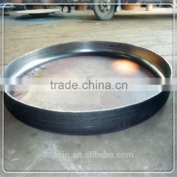 Flat Flanged Head for water tank/ DHA steel customised tank end dish cap