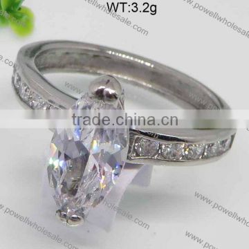 Guangzhou Factory Wholesale stainless steel stone men ring jewelry