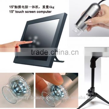 hot-selling made in Taiwan smart system digital dermatoscope portable skin scope analyzer