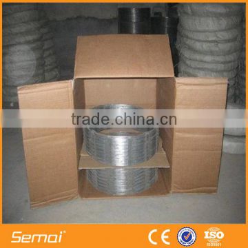 2016 China hot dipped galvanized 450mm coil diameter concertina razor barbed wire
