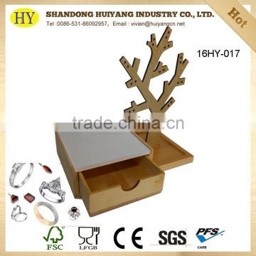 Unfinished jewelry tree and boxes wholesale