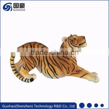 Custom quality resin animal artificial tiger statue craft