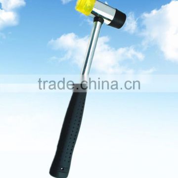 Double-face/ Soft face Plastic Mallet with steel handle