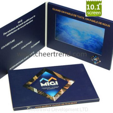 Promotion 10inch LCD Screen Customized Video Module for Brochure for Thank you card