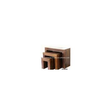 Wooden Stool set,Table,Furniture,Table set,Nesting Tables,Living Room Furniture