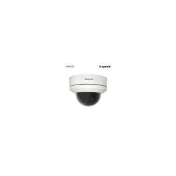 Indoor speed dome camera with H.264 format and supports two-way audio function