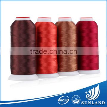 Dyed Polyester Embroidery Yarn 150D 3000Y