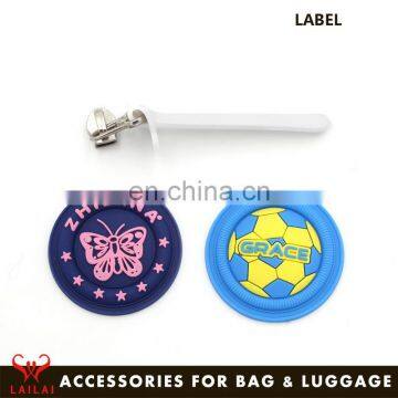 Manufacturer custom plastic logo label tag for brands