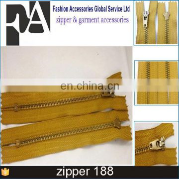 wholesale price custom zip,fancy rose gold metal zipper,rose gold zipper