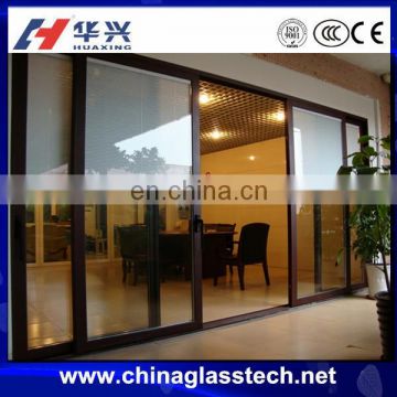 CE&ISO safety glass soundproof PVC&aluminum Framed Interior Office Door With Glass Window