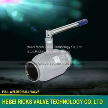 High Quality Water DN80 Floating Type Welding Industrial Ball Valves