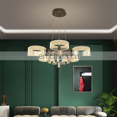 New Listed K9 Luxury Crystal Round Living Room Dining Room 24watt 42watt Led Pendant Light