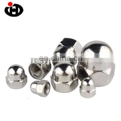 Factory discount price Stainless steel DIN158 hexagon dome nut screw