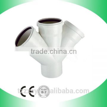 pipe branch four way tee pipe fitting