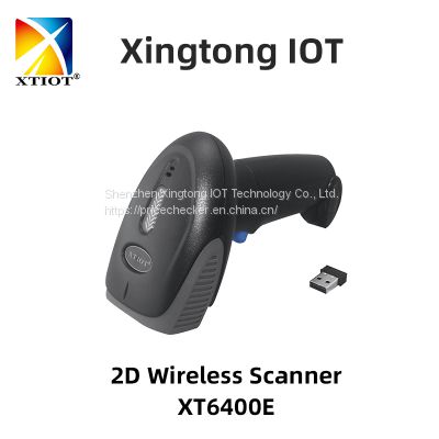 XT6400 Cordless Scanner RS232 Wireless PDF417 Barcode Reader