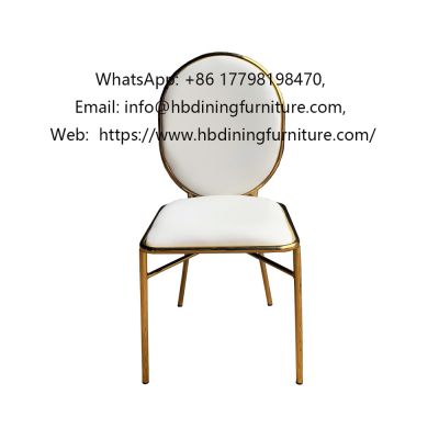 Internet celebrity iron wire oval backrest velvet dining chair