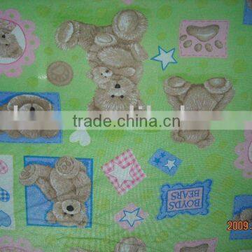 lovely bear fleece blanket