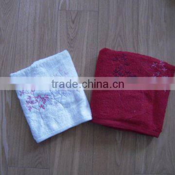 various color pure cotton face towel