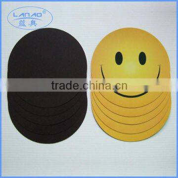 smile face pvc fridge magnet