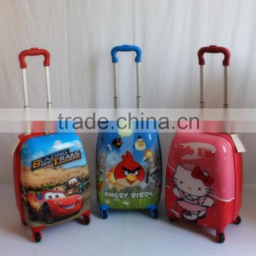 hard Shell children cartoon print trolley Luggage