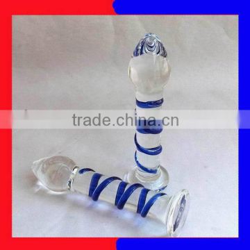 hot sale high quality blown glass dildo