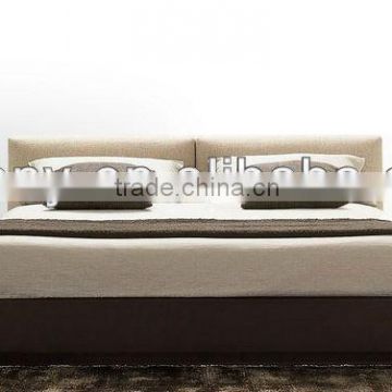 European style leather queen bed (A-B35)