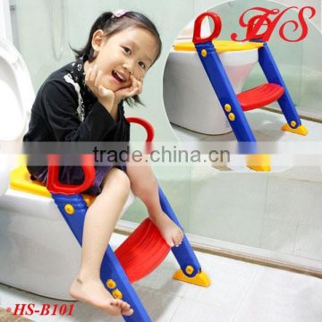 Height adjustable baby toilet seat kids potty training