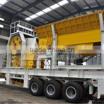 Easy Moving Mobile Crusher,the mobile jaw crusher,New type Mining Machinery