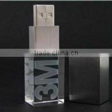 Production of low price 8 gb crystal usb stick