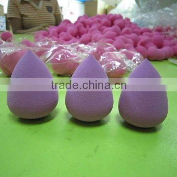 2012 hot-selling purple makeup egg sponge,original hydrophilic blending sponge