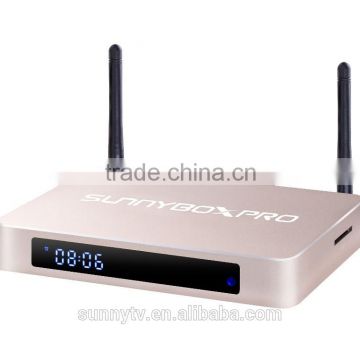 OEM Amlogic s912 android 6.0 marshmallow tv box Q9S s912 openelec 2gb + 16gb dual band wifi antenna 866Mbps kodi digital tv box