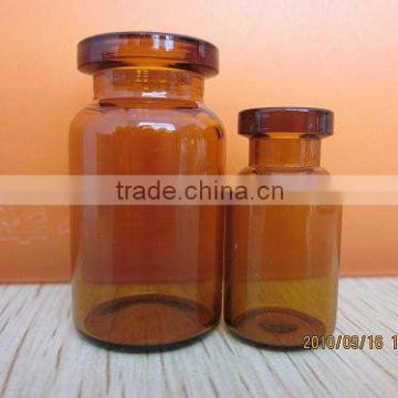 10 ml amber tubular vial
