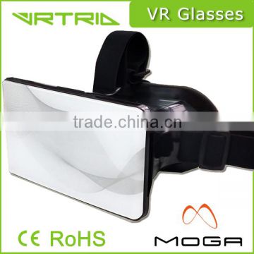 High quality VR glasses with bluetooth game controller