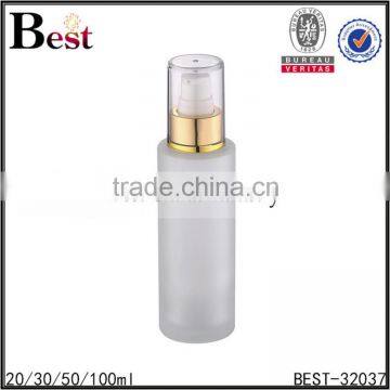 20/30/50/100ml pump glass bottle lotion bottle