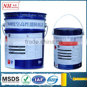 Resistance to crude oil anti-impact paint for bolted tank