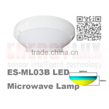 ES-ML03B Dim 16W LED ceiling mount light with microwave sensor