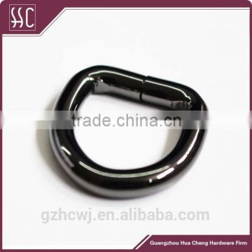 High quality metal D ring for bag polishing handbag ring