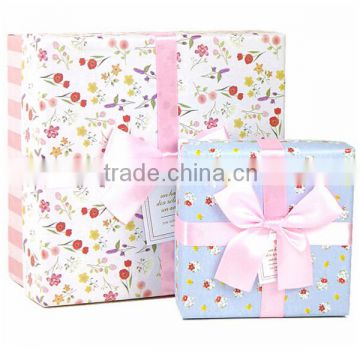 Full Printing Flower Wedding Gift Box/ Custom Gift Box