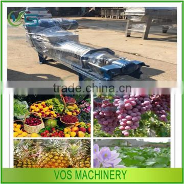 Environment used food waste dewater machine, vegetable fruit screw squeezer machine hot sale
