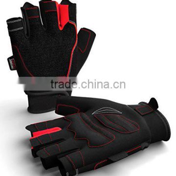 Half Finger Fitness men Gloves
