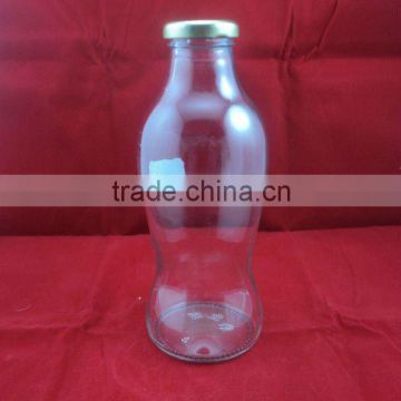 0.5L milk glass bottle with swing top, clear 500ml bottles for milk