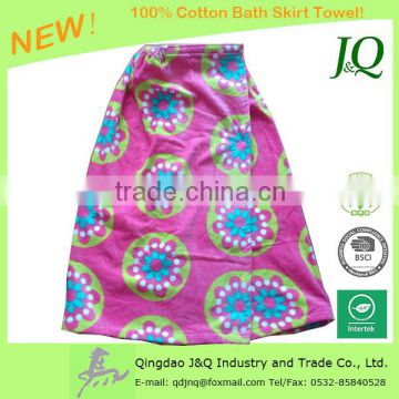 100% Cotton Custom Reactive Printed Unique Sexy Bath Wrap Towels