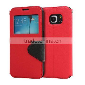 China factory OEM/ODM pu flip leather phone case for alcatel one touch flash OT-6240D