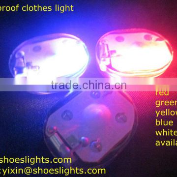 light sensor led flashing shoes/clothes lights