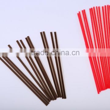 Food Grade PP Unwrapped plastic colorful drinking Straw