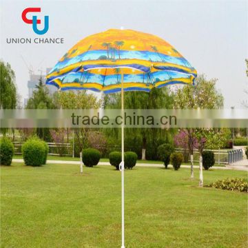 170T Polyester Beach Umbrella with different design