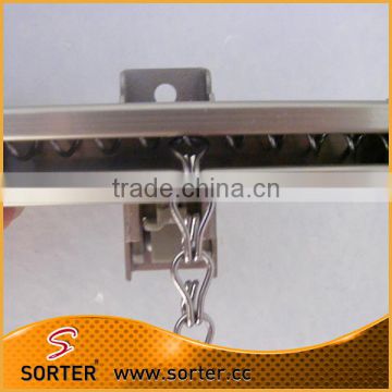 Metal,Aluminum Alloy Material and Curtain Tracks Curtain Poles, Tracks & Accessories Type rail for sliding curtain