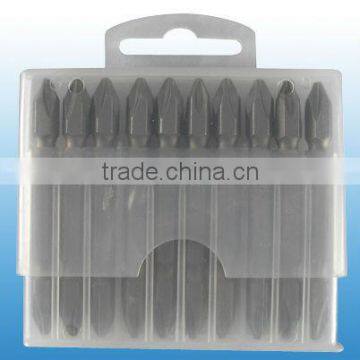 10pcs cr-v screwdriver bit set (with 10pcs bits) SB001