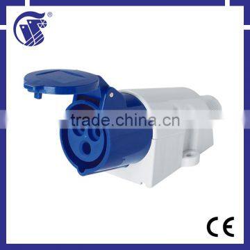 hot sale CE approved 16A male female industrial plug and socket