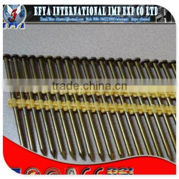 Plastic strip nail/plastic coated strip nails/strip framing nails